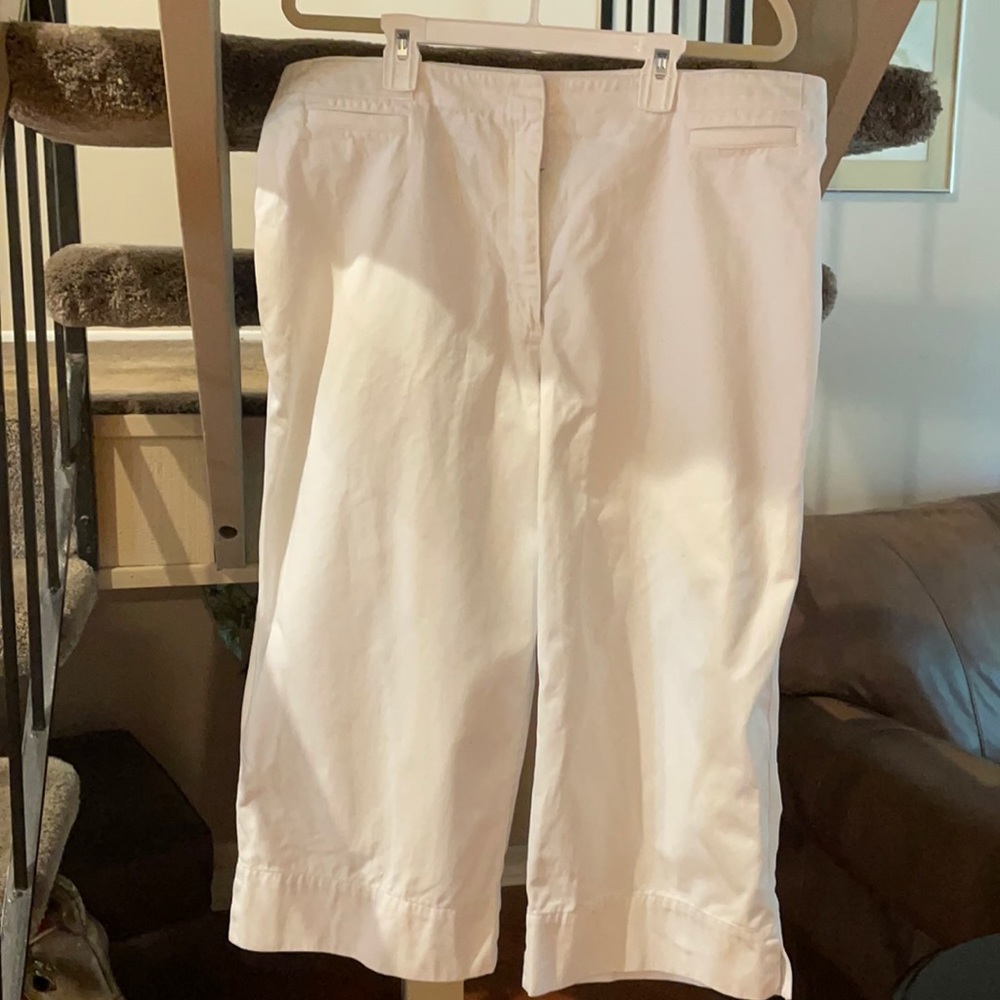 Ralph Lauren wide leg Capri white size 16